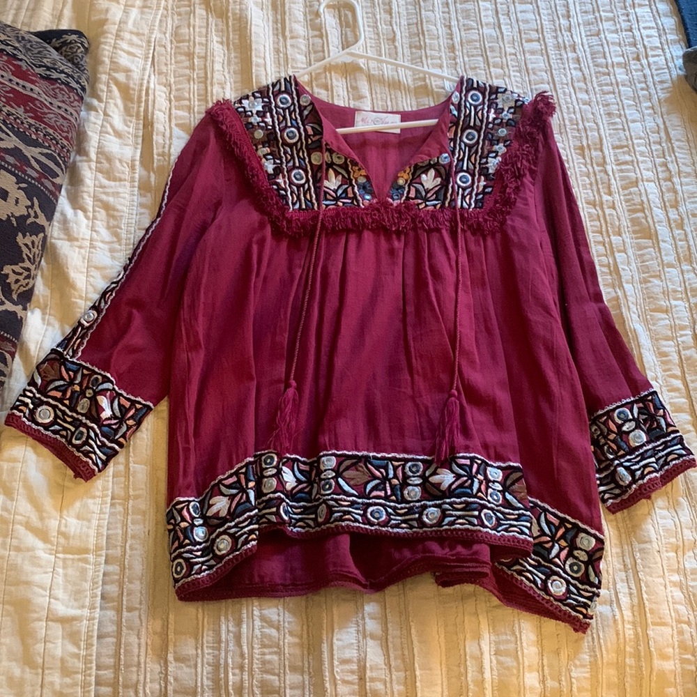 Miss June Embroidered tunic